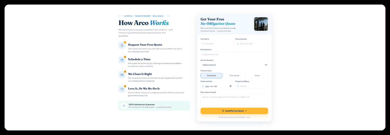 Arco Window Cleaning — screenshot 4