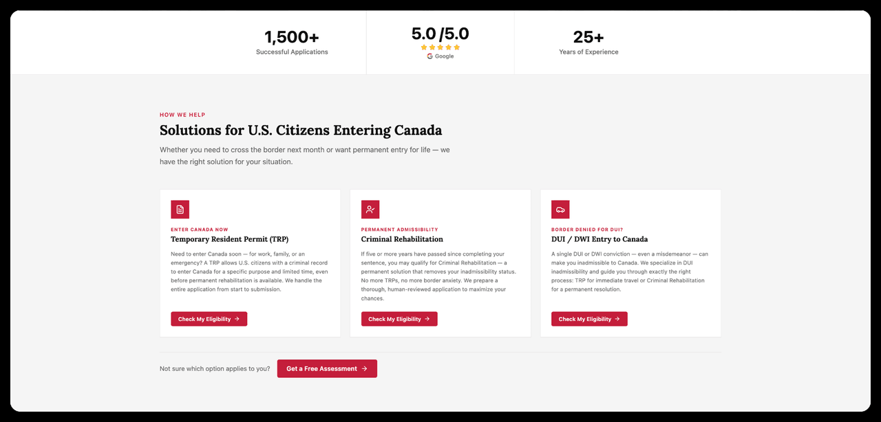 Nationwide Pardon Services — screenshot 2