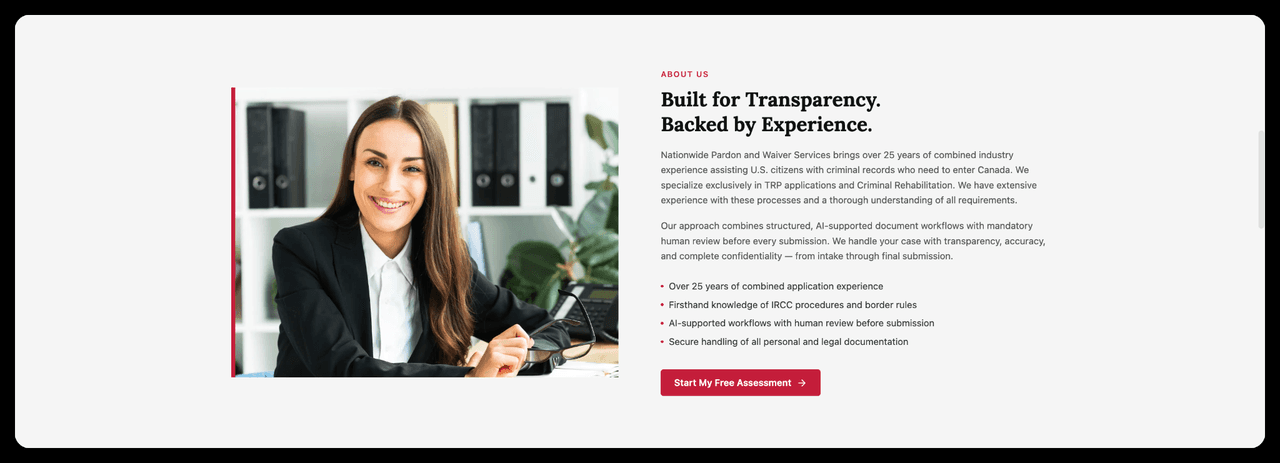 Nationwide Pardon Services — screenshot 4